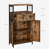 VASAGLE Storage Cabinet Multipurpose Sideboard with Drawer Adjustable Shelf view 3