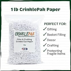 CrinklePak 1LB USA Made White Crinkle Paper Filler