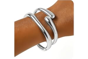 PEALICIOUS Gold Chunky Bracelet for Women, 14K Gold Plated Gold Bangle Bracelet Silver Chunky Bangles Bead Bracelets Gold Sack Gold Arm Cuff Pearl Jewelry Set Arm Cuff Jewelry