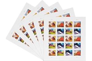 UNITED STATES POSTAL SERVICE Barn Postcard Forever Postage Stamps 5 Sheets of 20 US Postal First Class American History Wedding Celebration Anniversary (100 Stamps)