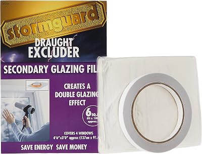 Stormguard 11SR0666SQM Secondary Glazing Window Insulation Film 6 Sq m