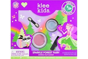 LUNASTAR Luna Star Klee Kids Mini Play Makeup Kit. Gentle and Non-Toxic. Kid-Friendly. Made in USA. (Sparkle Forest Fairy)