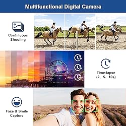 4K Digital Camera,Autofocus 48MP Vlogging Camera