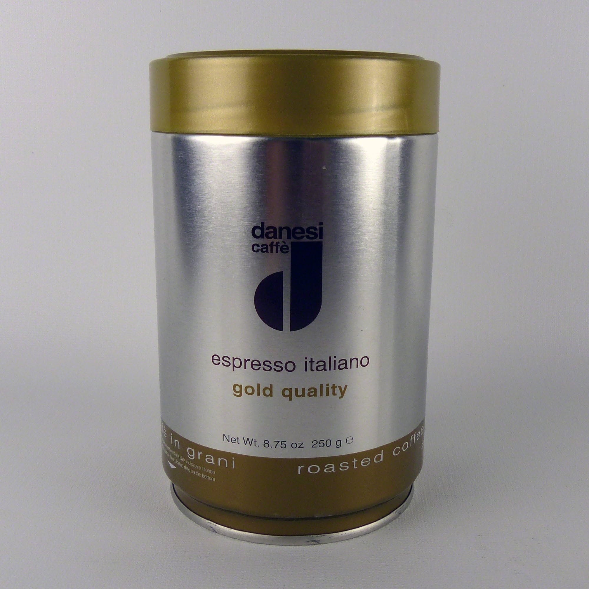 Danesi Gold Tins Espresso Bean (1-tin 8.8 oz)