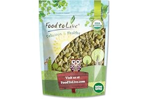 Food to Live Organic Sprouted Pumpkin Seeds, 4 Pounds Non-GMO, Raw Kernels, No Shell, Unsalted, No Oil, Vegan Kosher, Bulk. Keto Snack. High in Protein, Omega Fats. Topping for Salads, Oats, Yogurt