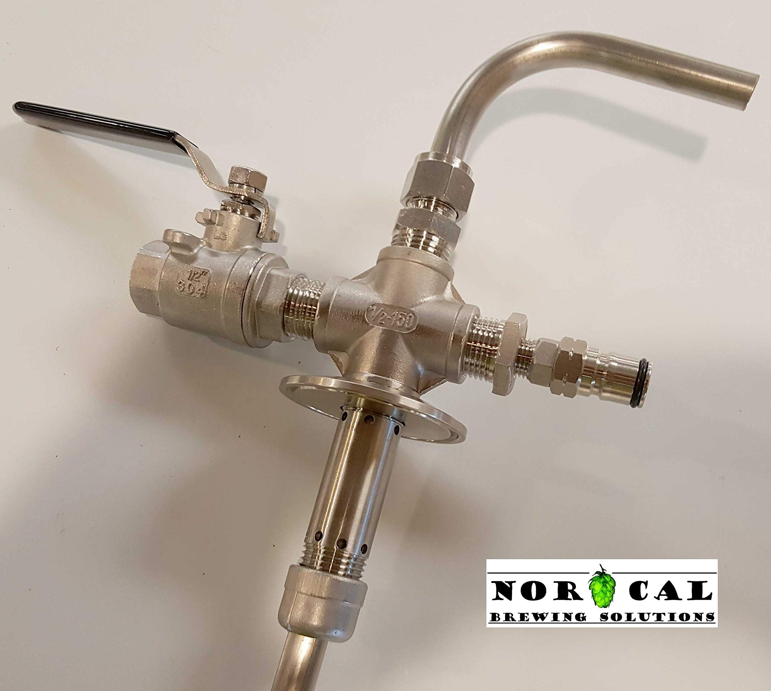 Sanke Keg "CROSS" Fermenter Kit with Standard Racking Cane