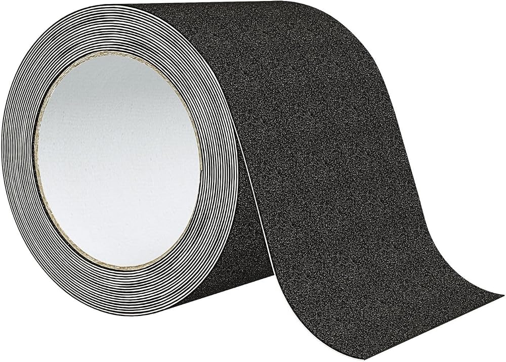 GTSE 100mm x 5m Black Anti Slip Tape High Traction Non Skid Tape
