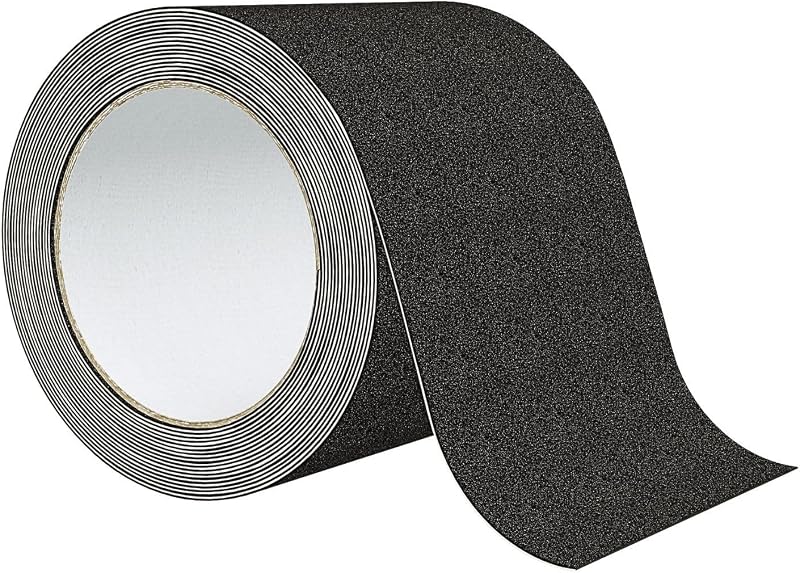 GTSE 100mm x 5m Black Anti Slip Tape High Traction Non Skid Tape