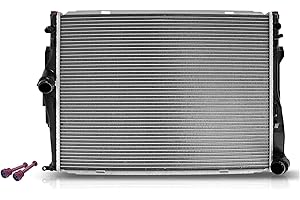 READAIR Engine Coolant Radiator Compatible with BMW Models - 128i 2008-2013, 325i 2006, 328i 2007-2013, 328i xDrive 2009-2013, 328xi 2007-2008, 330Ci, 330i, 330xi, M3, Z4 17117542199