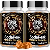 Soda Peak Gummies for Men, SodaPeak Premium Male Gummys 2-Pack, 120 Gummies | SodaPeak Advanced Formula Vitamin Supplement Supporting Health and Wellness Naturally with Premium Ingredients