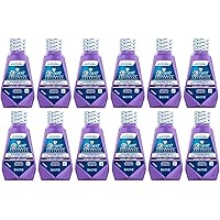 Crest Pro-Health Advanced Anticavity Fluoride Mouthwash/Rinse, Alcohol Free, Travel Size 36 ml,1.22 Fl Oz (Pack of 12)