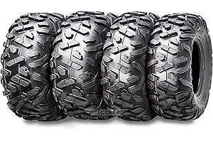Set of 4 WANDA ATV/UTV Tires 25X8-12 25X10-12 for 2007-2014 Can-Am Renegade 1000