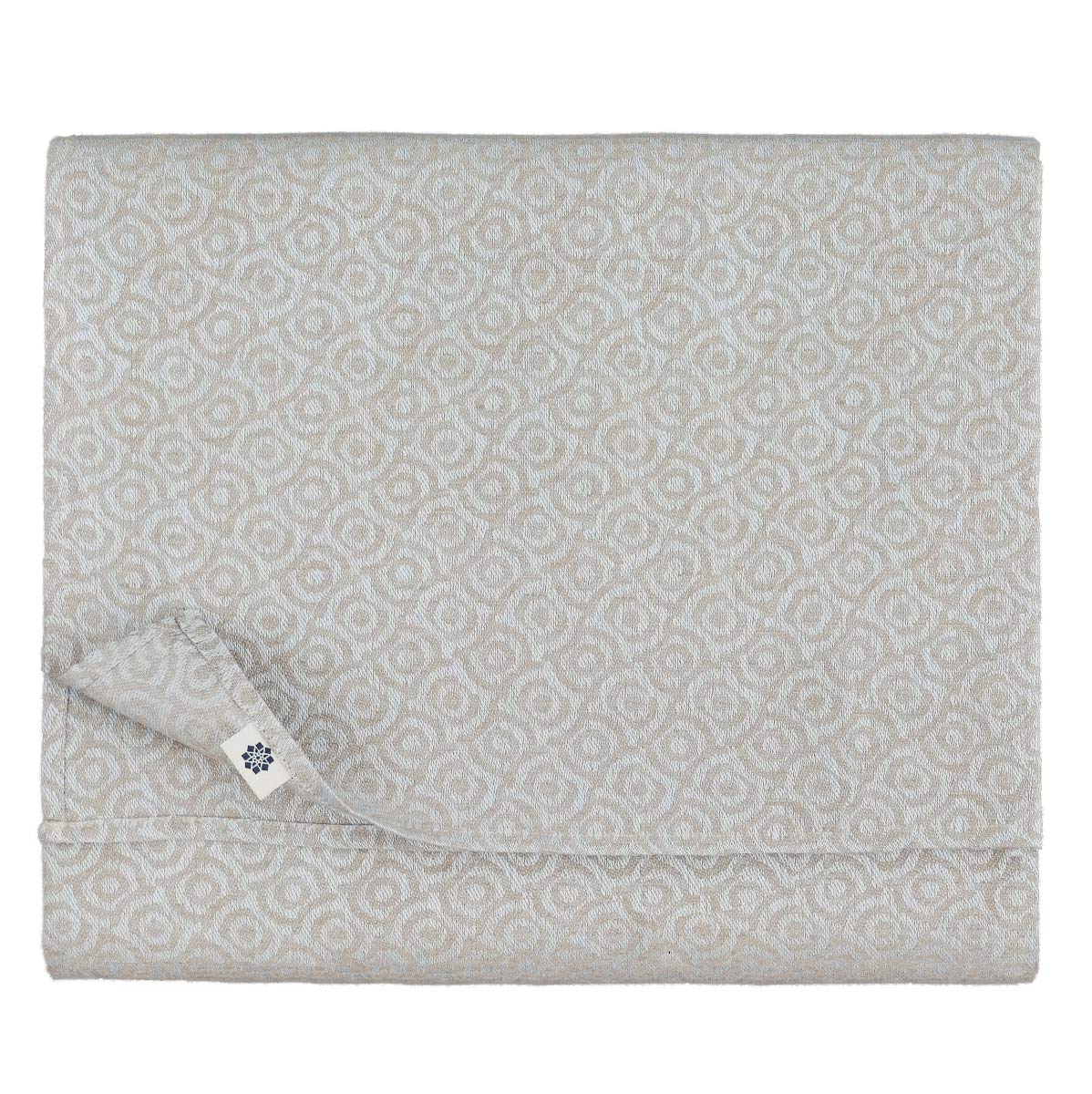 Linen & Cotton Damask Tablecloth CERVO, 100% Linen - 147 x 300cm (58.8'' x 120''), Ornamental Pattern