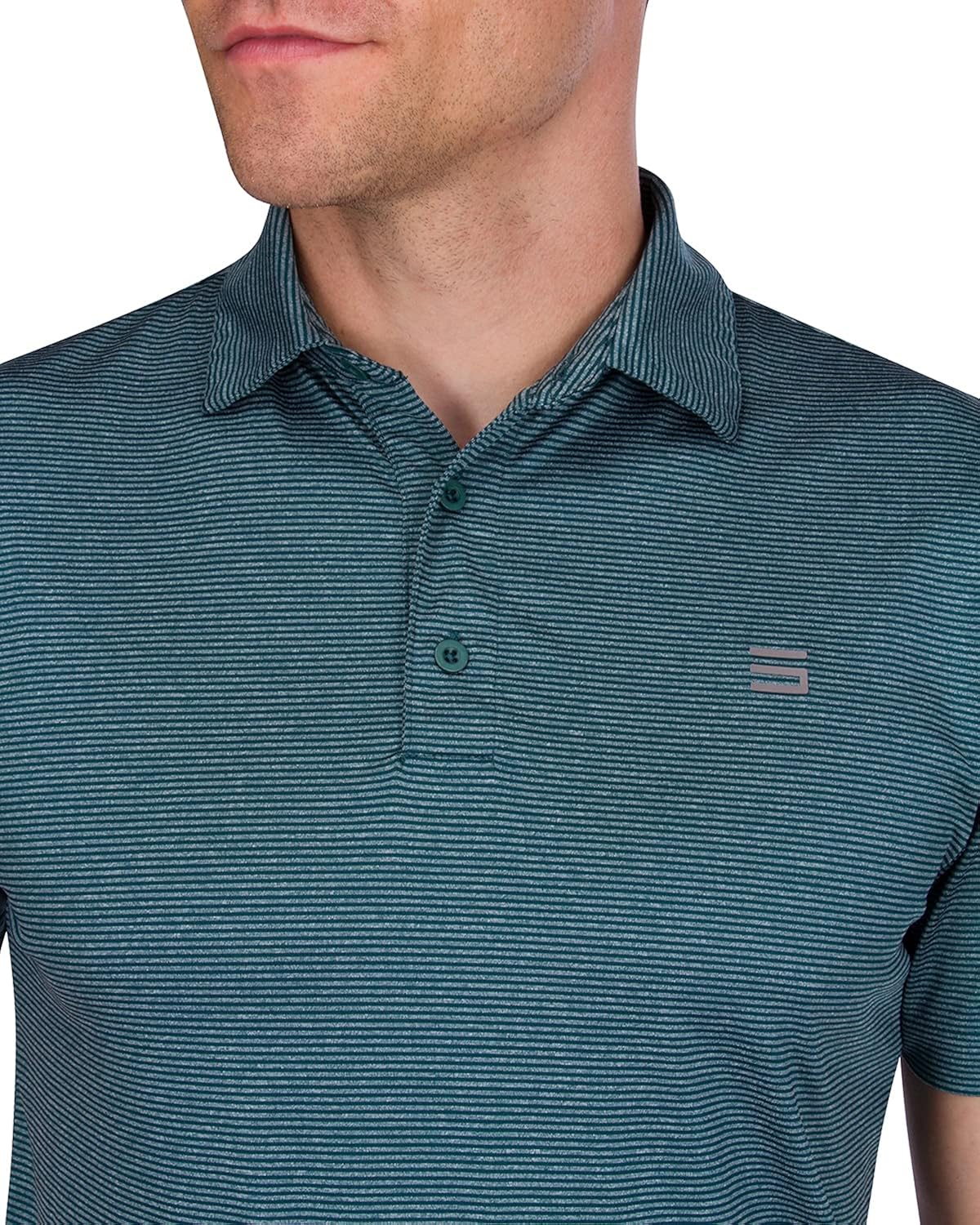 Three Sixty Six Golf Shirts for Men - Men’s Quick Dry Collared Polo Shirt - 4-Way Stretch & UPF 50: Clothing