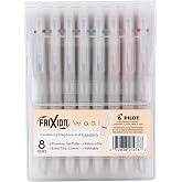 PILOT FriXion Waai Erasable Gel Ink Pens 0.5mm, Assorted Color Inks, 8-Pack | Quick drying, refillable, extra fine point, erasable colored pens 0.5, pens for journaling, school, and office writing