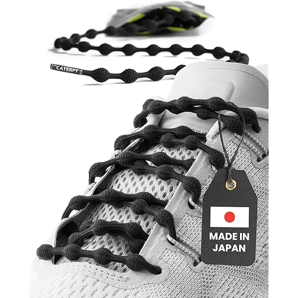 Caterpy RUN - Ultimate Elastic No-Tie Shoelaces | Custom Fit