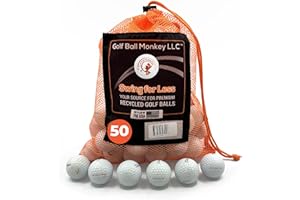 Golf Ball Monkey Cheap Recycled Golf Balls for Titleist Pro V1 and Pro V1X Golf Balls Mix w/Mesh Bag - Used Golf Balls for Titleist ProV1 and ProV1X Balls