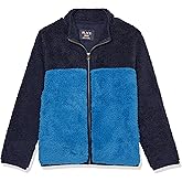 The Children's Place boys Long Sleeve, Sherpa Lined, Zip-front Hoodie Sweatshirt