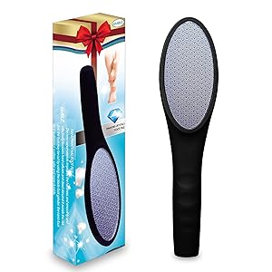 Amble Foot File, Nanomaterials Foot Rasp and Callus Remover - Professional Foot Care Pedicure Foot Scrubber Tool to Remove Cracked Heels, Mother's Day Gift, Dead Skin, Hard Skin
