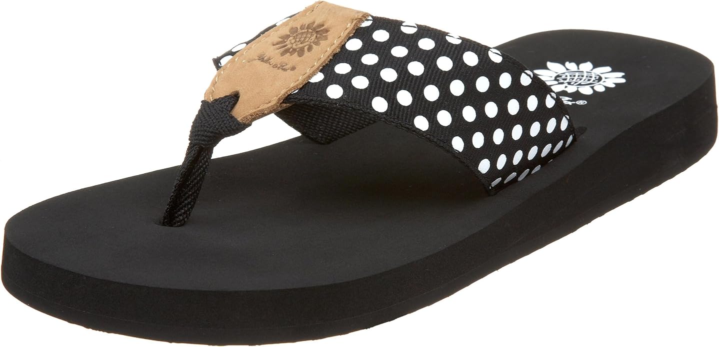 yellow box flip flops size 7