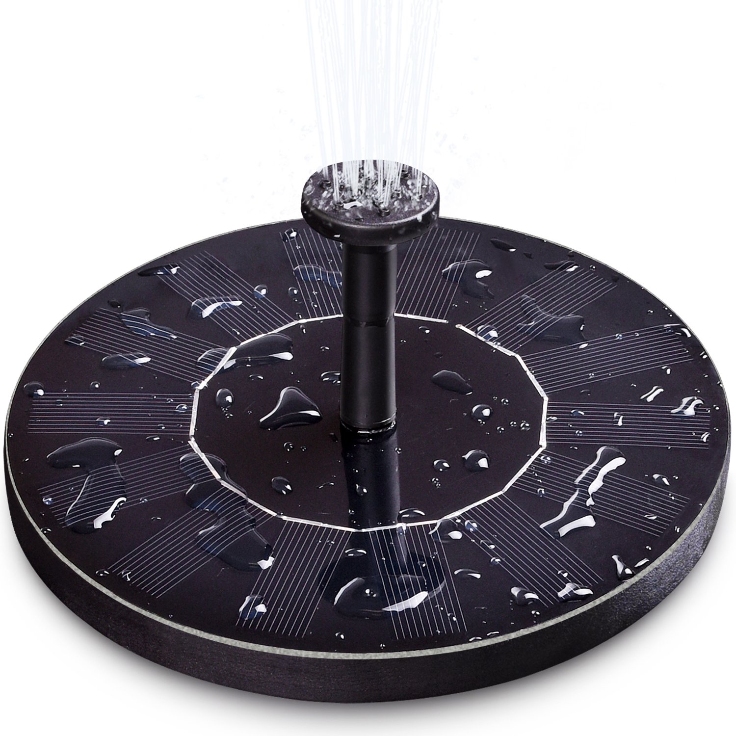 Ankway Solar Fountain Pump for Bird Bath 1.4W Freestanding