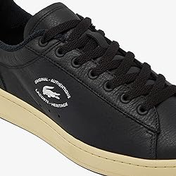 Lacoste Mens Carnaby Set Sneaker, BLK/LT YLW, 10