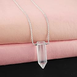 Sunshinegems Natural Clear Quartz Faceted Tower