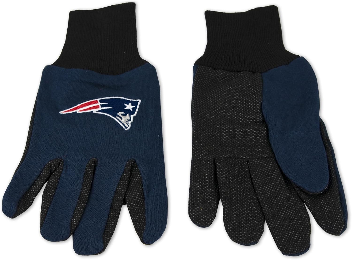 Nfl New England Patriots Two Tone Gloves Amazon Co Uk Sports Outdoors