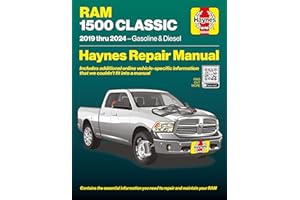 Haynes RAM 1500 Classic (2019–2023) Repair Manual: Covers 3.6L V6, 5.7L V8 Gas & 3.0L EcoDiesel (Online) – Maintenance, Repai