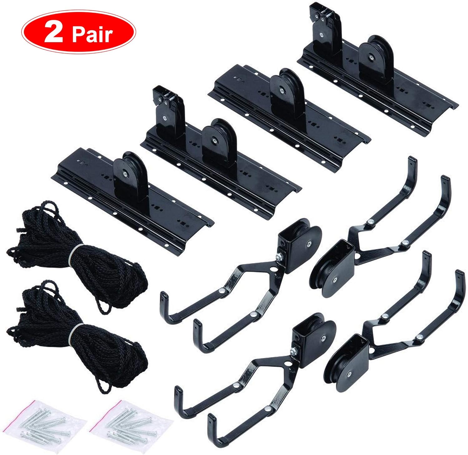 Amazon Com Cartman 2 Packs Garage Utility Ceiling Mounted Bike