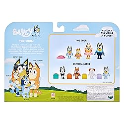 Bluey 4 Figures Packs: The Show - 4 x 2.5