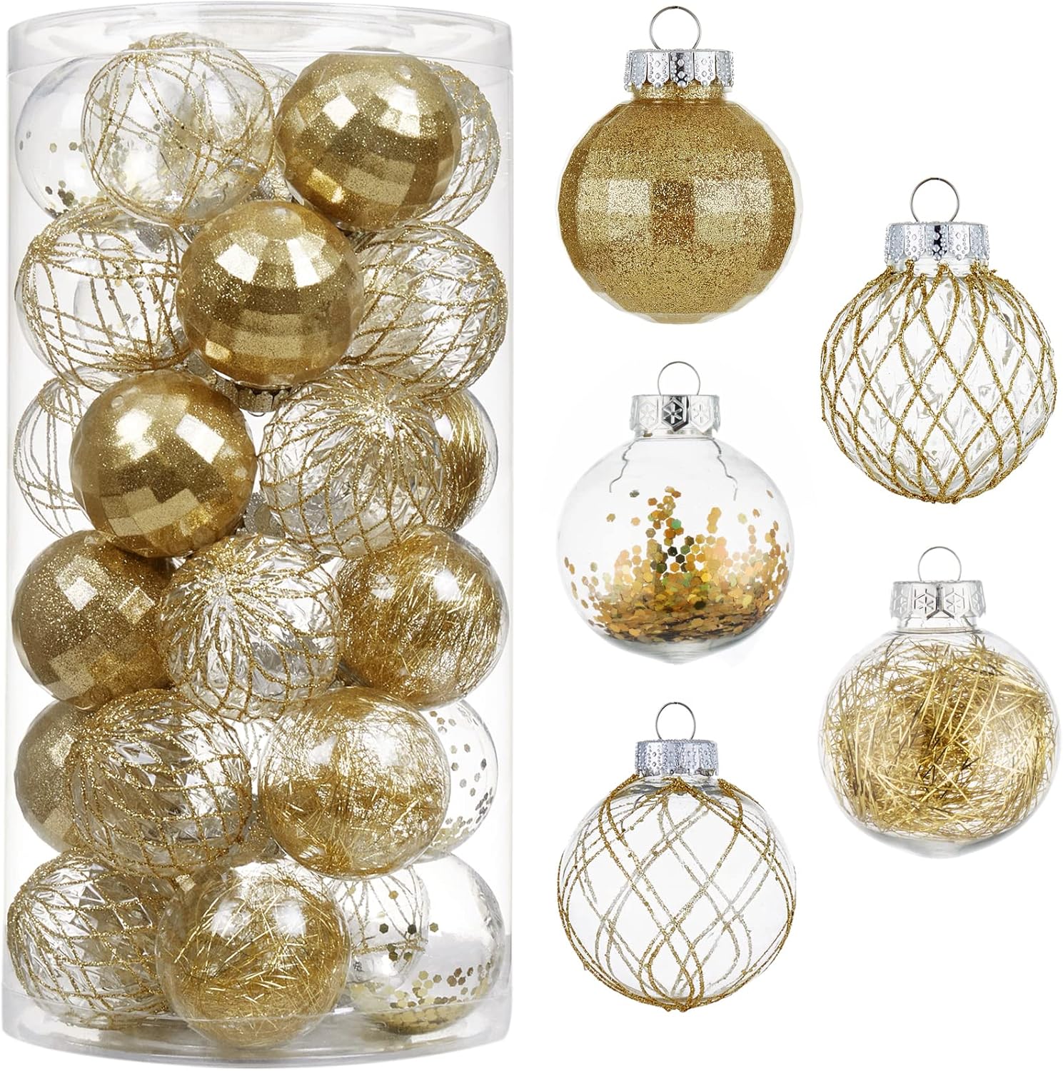 Ornaments - 30ct Christmas Ball Ornaments-60mm/2.36