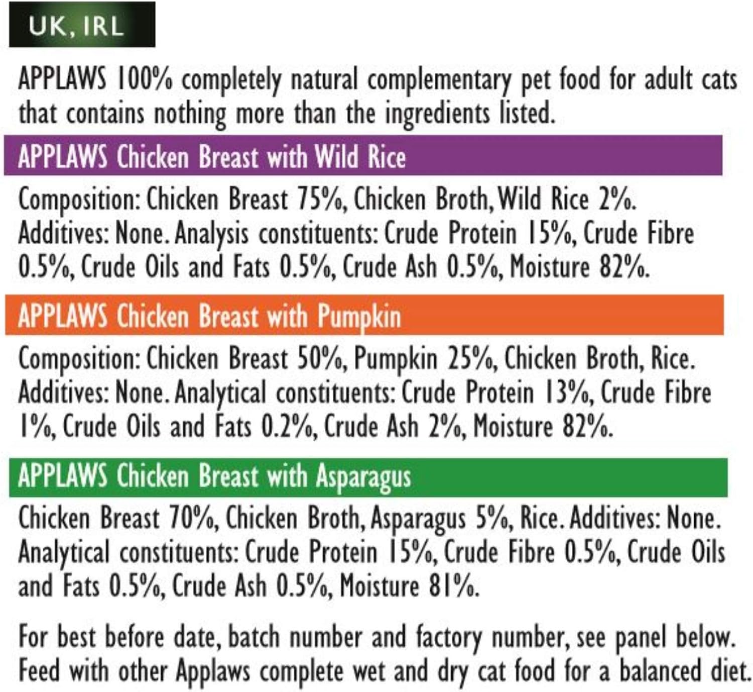 Applaws 100% Natural Wet Cat Food, Pouch Multipack Chicken Selection in Broth 70g, (12 x 70 g Pouches), red, 70 g (Pack of 12) - Image 5