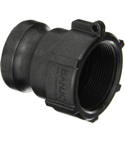 BANJO 200150C 2" Female Cam Lever Coupling X 1-1/2" Hose Shank - Poly Camlock Fitting