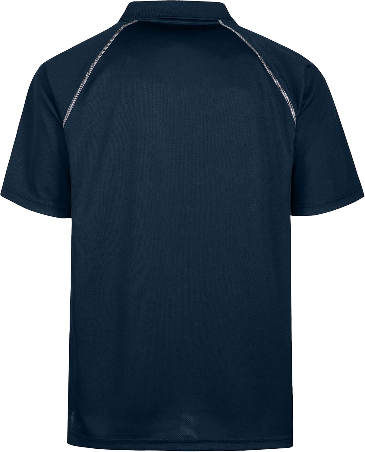 Men's Short Sleeve Moisture Wicking Performance Golf Polo Shirt, Side Blocked, Tall Sizes: M-7XL: Clothing