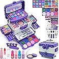 Kids Makeup Kit for Girl Toys - Toys for Girls Makeup Girls Princess Gift Non Toxic Toddlers Cosmetic Kits,Child Play Makeup Toys for Girls, Age 4-10Year Old Children Gift
