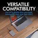 LaCie Mobile Drive Moon 2TB USB-C 3.2 External Hard Drive view 4
