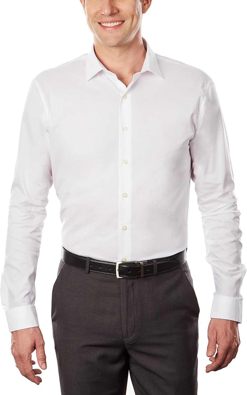 Kenneth Cole Unlisted Men's Dress Shirt Slim Fit Solid at  Men’s Clothing store