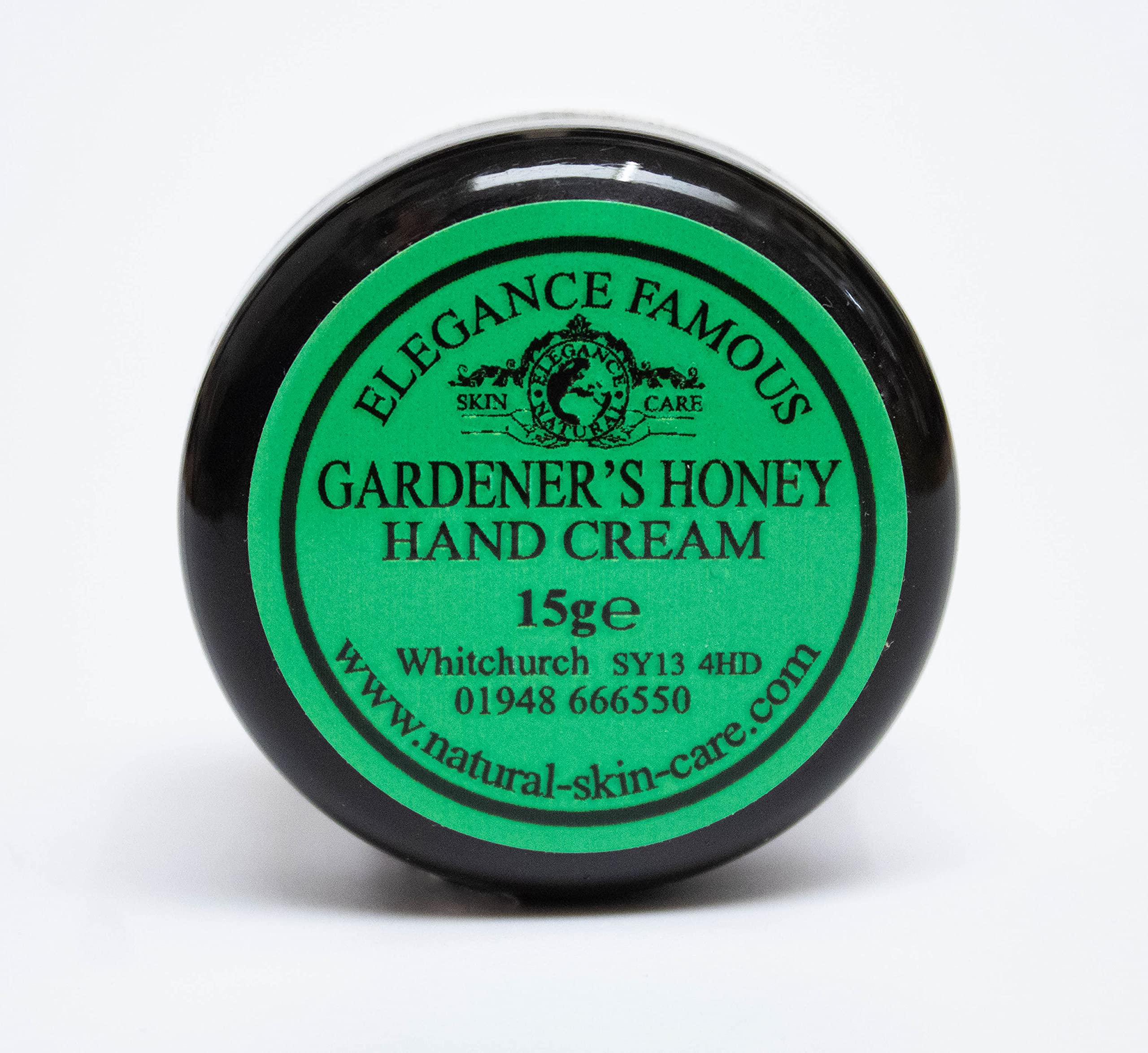 Famous Gardeners Honey Hand Cream 15g Recommended By BBC Gardeners World 2024 Elegance Natural Skin Care MULTI AWARD WINNING Handcream Dry Rough Working Hands Split Fingers Trial Pocket Handbag Size
