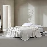 Calvin Klein - King Blanket, Soft Cotton Waffle Weave Bedding, Medium Weight Bed Blanket (Ivory, King)