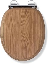 Croydex Rutland Flexi-Fix Soft Close Oak Toilet Seat