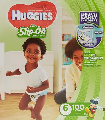 Huggies Little Movers Slip-On Diaper Pants, Size 6, 100 Ct in Oman - Main Image