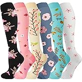 bropite Compression Socks for Women & Men Circulation-Support Knee High Socks 20-30 mmhg-Best for Running,Medical,Nurse,Travel