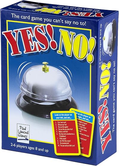 University Games The Yes No Game - Fast paced party game for 2-6 players