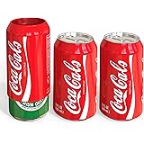 Skywin Silicone Can Sleeve (3 Pack) - Beer Can Cover can Hides Beer Can by Disguising it as a Can of Soda (Red)