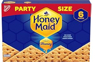 HONEY MAID Graham Crackers, Lunch Snacks, Party Size, Gingerbread House Cookies, 28.8 oz