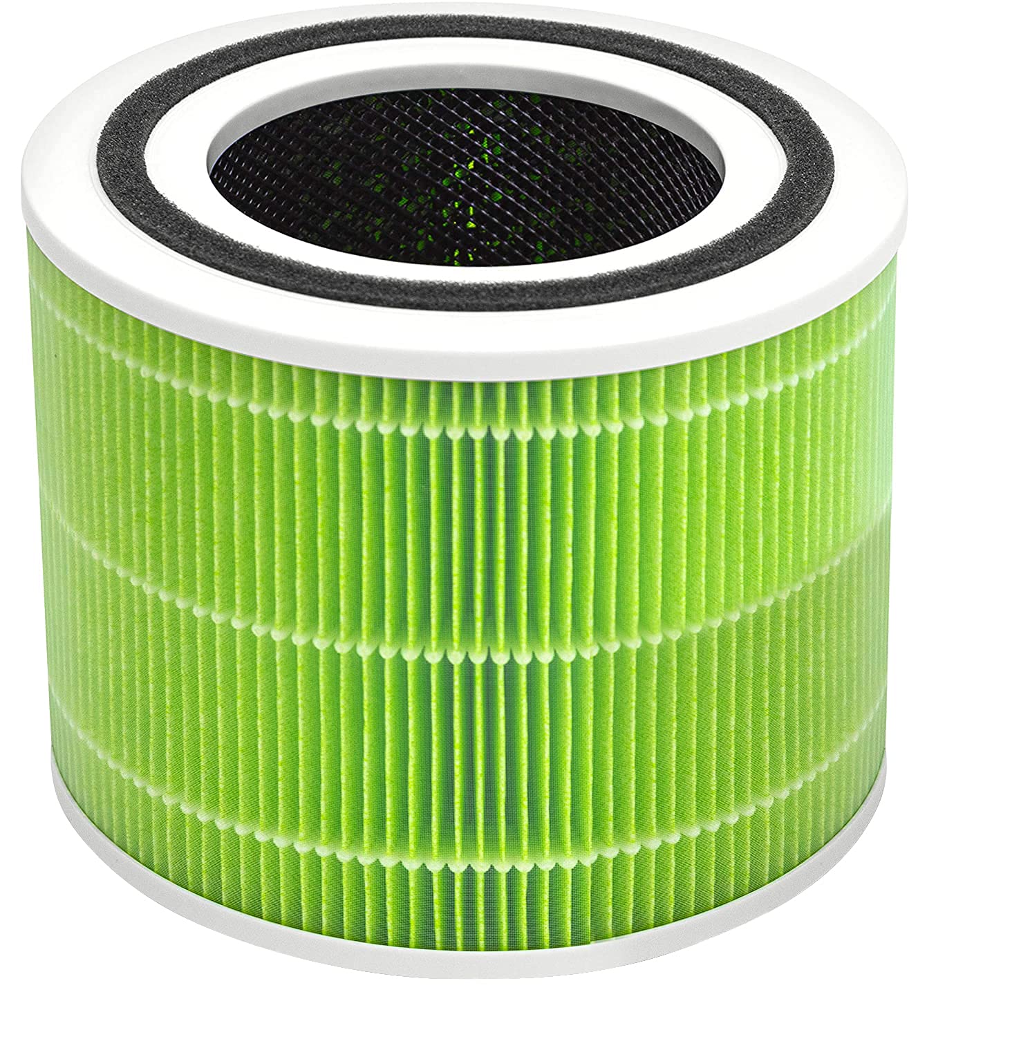 Levoit Core 300-RF-MB Genuine Air Purifier Mold & Bacteria Replacement Filter, 3-in-1 HEPA, High-Efficiency Activated Carbon, Green, Suitable for Core 300 & Core 300S, 50㎡