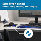 Kensington Duo Gel Mouse Pad with Wrist Rest Blue 62401 Ergonomic view 7