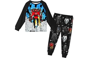 SISTER.STUDIO Skibidi Toilet Pant Sets Costume for Boys Titan Speakerman TV Man Playwer Long Sleeve Outfit 2PCS Size 5-12y