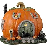 Lemax Spooky Town Pumpkin Cottage Accessory, #34082 for Halloween Village | Pumpkin-Themed Cottage for Your Haunted Street | Collectible Accessory | Halloween Village Tabletop Display